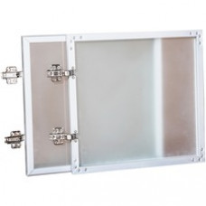 Lorell Wall-Mount Hutch Frosted Glass Door - 0.2