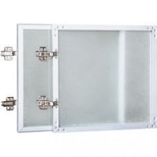 Lorell Wall-Mount Hutch Frosted Glass Door - 0.2