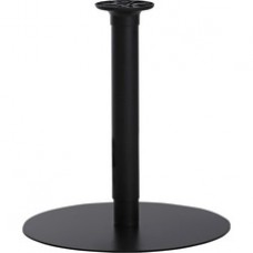 Lorell Hospitality Round Table Adjustable-height Base - Black Round Base - Assembly Required