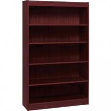Lorell Panel End Hardwood Veneer Bookcase - 36