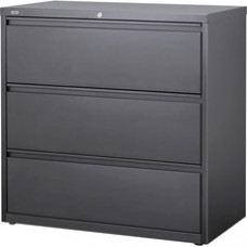 Lorell Hanging File Drawer Charcoal Lateral Files - 42