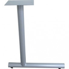 Lorell Training Table C-Leg Table Base - Metallic Silver C-leg Base
