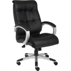 Lorell Executive Chair - Leather Black Seat - 5-star Base - Black - 20