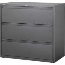 Lorell Hanging File Drawer Charcoal Lateral Files - 36