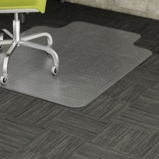Lorell Wide Lip Low-pile Chairmat - Carpeted Floor - 53