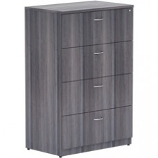 Lorell Weathered Charcoal 4-drawer Lateral File - 35.5