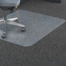Lorell Rectangular Straight Edge Carpet Chairmats - Carpet - 60