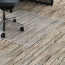 Lorell Hard Floor Rectangler Polycarbonate Chairmat - Hard Floor, Vinyl Floor, Tile Floor, Wood Floor - 48