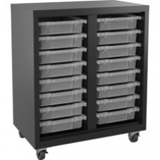 Lorell Pull-out Bins Mobile Storage Unit - 36