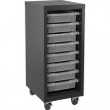 Lorell Pull-out Bins Mobile Storage Tower - 36