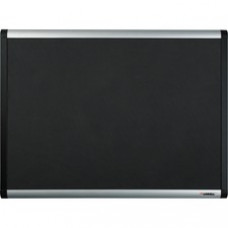 Lorell Black Mesh Fabric Covered Bulletin Boards - 36