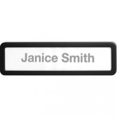 Lorell Recycled Plastic Cubicle Nameplate - 1 Each - 0.9