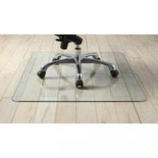 Lorell Tempered Glass Chairmat - Floor - 50