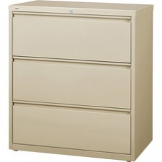 Lorell 3-Drawer Putty Lateral Files - 36