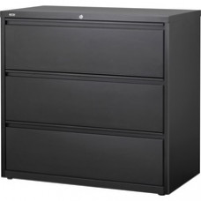 Lorell 3-Drawer Black Lateral Files - 42