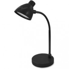 Lorell LED Desk Lamp - LED - 220 Lumens - Black - Desk Mountable - for Desk, Table