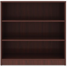 Lorell Mahogany Laminate Bookcase - 36