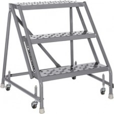 Louisville 3-step Steel Warehouse Ladder - 3 Step - 450 lb Load Capacity - 33
