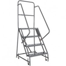 Louisville 4-step Steel Warehouse Ladder - 4 Step - 450 lb Load Capacity - 19