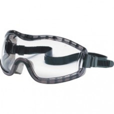 MCR Safety Stryker Safety Goggles - Anti-fog, Indirect Ventilation - Flying Particle Protection - Polyvinyl Chloride (PVC) Frame - Clear - 1 Each
