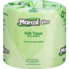 Marcal Pro 100% Recycled Bathroom Tissue - 2 Ply - 4