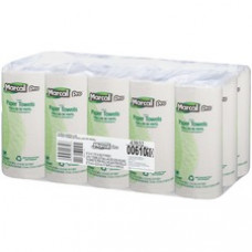 Marcal Pro 100% Recycled Paper Towels - 2 Ply - 70 Sheets/Roll - White - Paper - Perforated, Absorbent, Soft, Lint-free, Fragrance-free - For Kitchen - 15 / Carton