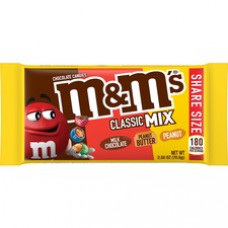 M&M's Variety Mix Chocolate Candies - Chocolate, Peanut, Peanut Butter - 18 / Box