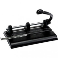 Master Products Power Handle 2/3-hole Paper Punch - 3 Punch Head(s) - 40 Sheet Capacity - 13/32