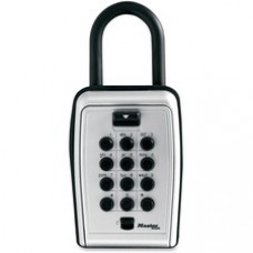 Master Lock Portable Key Safe - Push Button Lock - Weather Resistant, Scratch Resistant - for Door - Overall Size 3.1