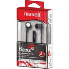 Maxell Earset - Wired - Earbud - Black