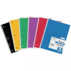 Mead Wide Ruled 1-Subject Notebooks - 70 Sheets - Spiral - Wide Ruled - 8