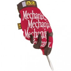 Mechanix Wear Gloves - 9 Size Number - Medium Size - Leather - Red - Safety Cuff - 2 / Pair