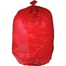 Medegen MHMS Red Biohazard Infectious Waste Bags - 33 gal - 31