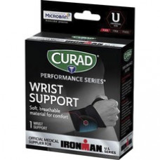 Curad Universal Wraparound Wrist Supports - Black - Neoprene