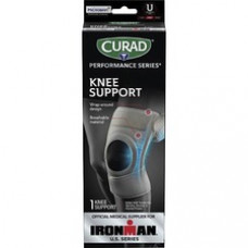 Curad Performance Series Knee Supports - Gray - Neoprene