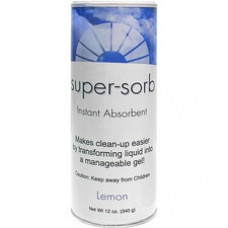 Medline Super-Sorb Instant Absorbent - Lemon - 1Each - White, Blue