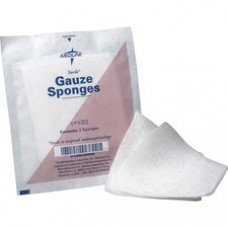 Medline Sterile 12 Ply Cotton Gauze Sponges - 12 Ply - 3