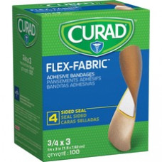 Medline Comfort Cloth Adhesive Fabric Bandages - 0.75