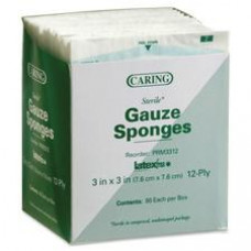 Medline Sterile Gauze Sponges - 12 Ply - 3