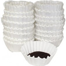 Melitta Basket-style Coffeemaker Coffee Filters - Heavyweight, Tear Resistant, Disposable, Compostable - 800 / Box - White