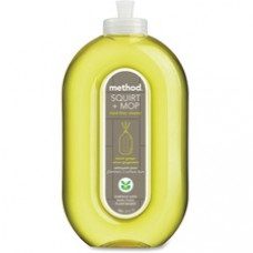 Method Squirt + Mop Hard Floor Cleaner - Ready-To-Use Spray - 25 fl oz (0.8 quart) - Lemon Ginger Scent - 6 / Carton - Lemon