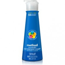 Method 8X Laundry Detergent - Concentrate - 12 oz (0.75 lb) - Fresh Air Scent - 6 / Carton - Clear