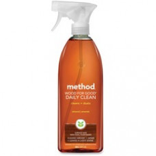 Method Wood For Good Daily Cleaner - Spray - 0.22 gal (28 fl oz) - Almond Scent - 1 Each