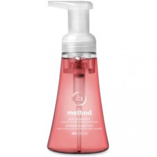 Method Foaming Hand Soap - Pink Grapefruit Scent - 10 fl oz (295.7 mL) - Pump Bottle Dispenser - Hand - Light Pink - Pleasant Scent, Paraben-free, Phthalate-free, Triclosan-free, EDTA-free - 6 / Carton