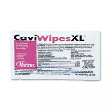 Metrex Caviwipes XL Disinfecting Towelettes - Wipe - 50 / Box - White