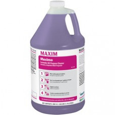 Maxim Lavender All-Purpose Cleaner - Concentrate Liquid - 128 fl oz (4 quart) - Lavender Scent - 4 / Carton - Purple