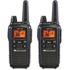 Midland LXT600VP3 26-mile Range 2-way - 36 Radio Channels - 22 x GMRS/FRS, 14 - Upto 158400 ft - Hands-free, Silent Operation - Water Resistant