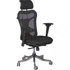 MooreCo Ergo Ex Ergonomic Office Chair - Black Seat - 5-star Base - 21