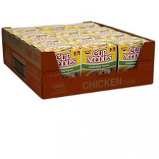 NISSIN FOODS Top Ramen Chicken Flavor Cup Noodles - Chicken - 2.25 oz - 12 / Carton