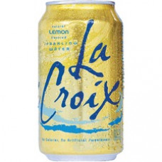 LaCroix Flavored Sparkling Water - Ready-to-Drink - Lemon Flavor - 12 fl oz (355 mL) - 24 / Carton / Can